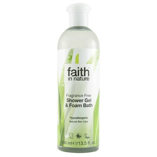 Billede af Faith in nature Showergel Fragrance Free 400 ml. hos Duft og Natur