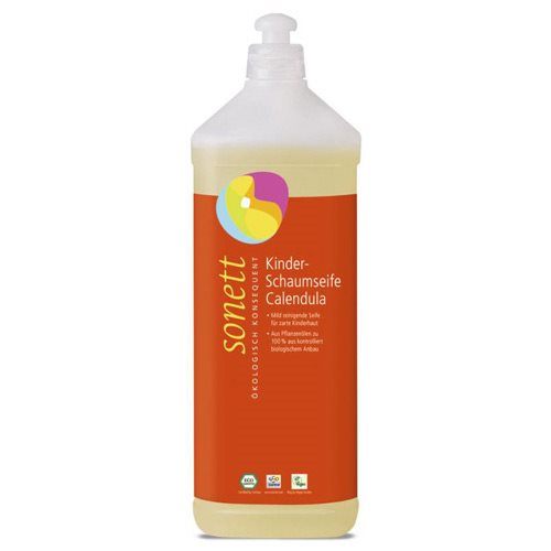 Sonett Børne skumsæbe calendula refill 1 liter