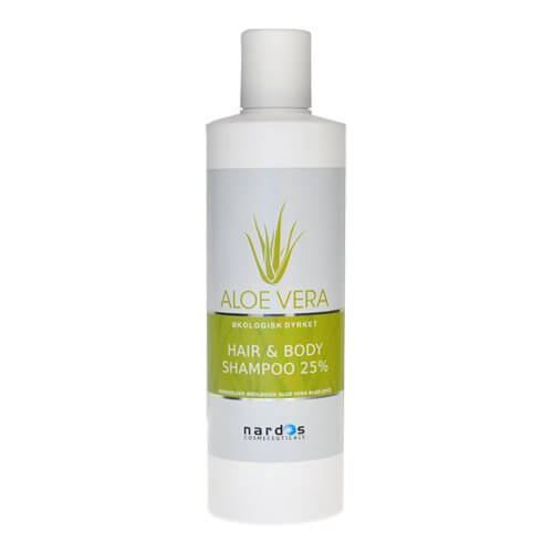 Se Aloe Vera hair & body shampoo 25%, 300ml. hos Duft og Natur