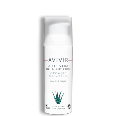 Billede af AVIVIR Aloe Vera night creme rich - 50 ml. hos Duft og Natur