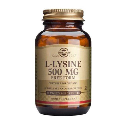 Billede af Solgar L-Lysin aminosyre 500 mg - 50 kapsler hos Duft og Natur