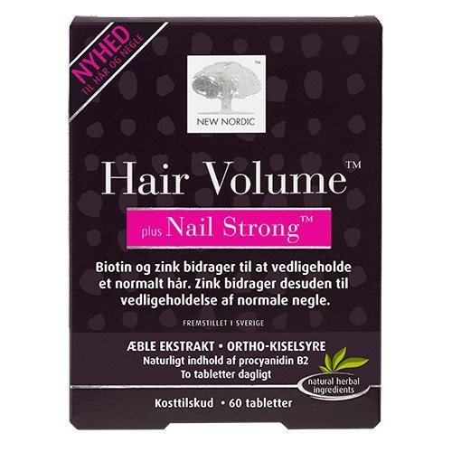 Billede af Hair Volume + Nails strong - 60 tabletter hos Duft og Natur
