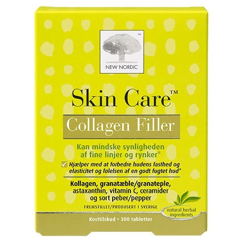 Billede af Skin care collagen filler - 300 tabletter hos Duft og Natur