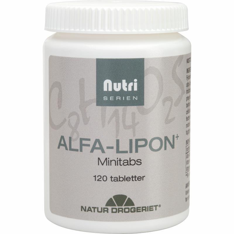 Alfa-Lipon+ minitabs - 120 tabletter - Natur Drogeriet