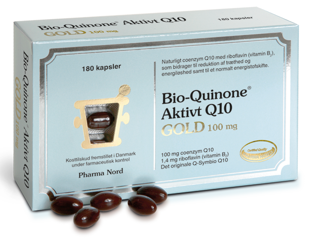 Billede af Bio-Quinone Q10 Gold 100 mg. - 180 kapsler