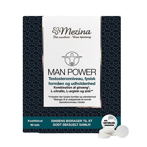 Se Mezina Man Power,90 tab/75g hos Duft og Natur