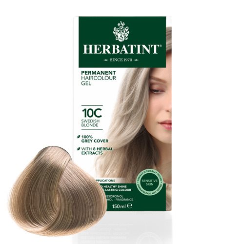 Billede af Herbatint 10C hårfarve Swedish Blonde - 150 ml. hos Duft og Natur