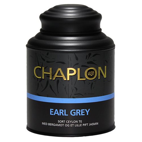 Se Chaplon Earl Grey sort te dåse Økologisk - 160 gram hos Duft og Natur