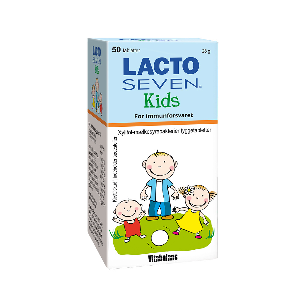 Billede af Lacto Seven Kids - 50 tabletter