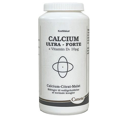Billede af Calcium ultra forte + ekstra D3 - 200 tabletter hos Duft og Natur