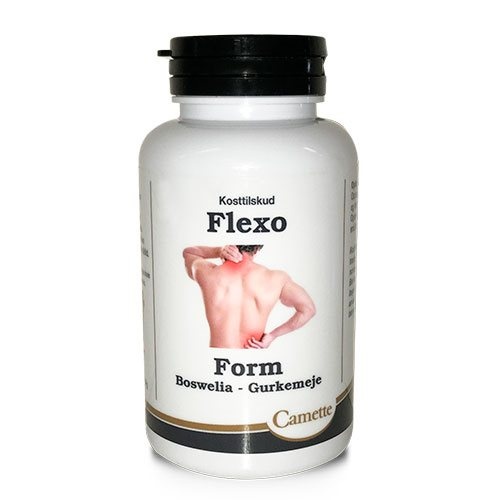 Se Flexo Form Boswelia-Gurkemeje - 120 tabletter hos Duft og Natur