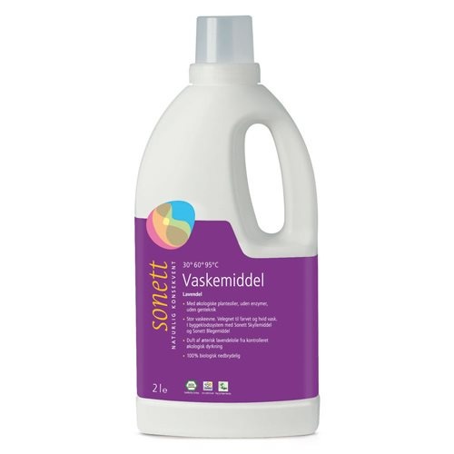 Se Vaskemiddel fl. lavendel Sonett - 2 liter hos Duft og Natur