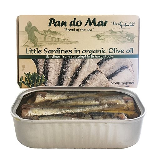 Billede af Små sardiner i olivenolie Øko. - 120 gram hos Duft og Natur