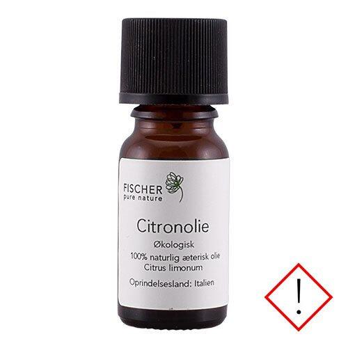 Citronolie æterisk øko. Fischer Pure Nature - 10 ml.