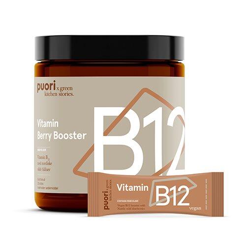 Billede af Puori Vitamin B12 Berry Booster - 42 gram hos Duft og Natur