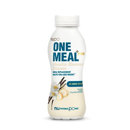 One meal + prime shake vanilje & banan - 330 ml.