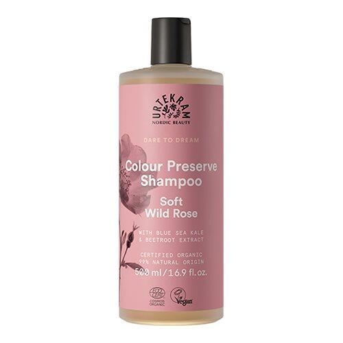 Billede af Shampoo Soft Wild Rose t. farvet hår - 500 ml. hos Duft og Natur