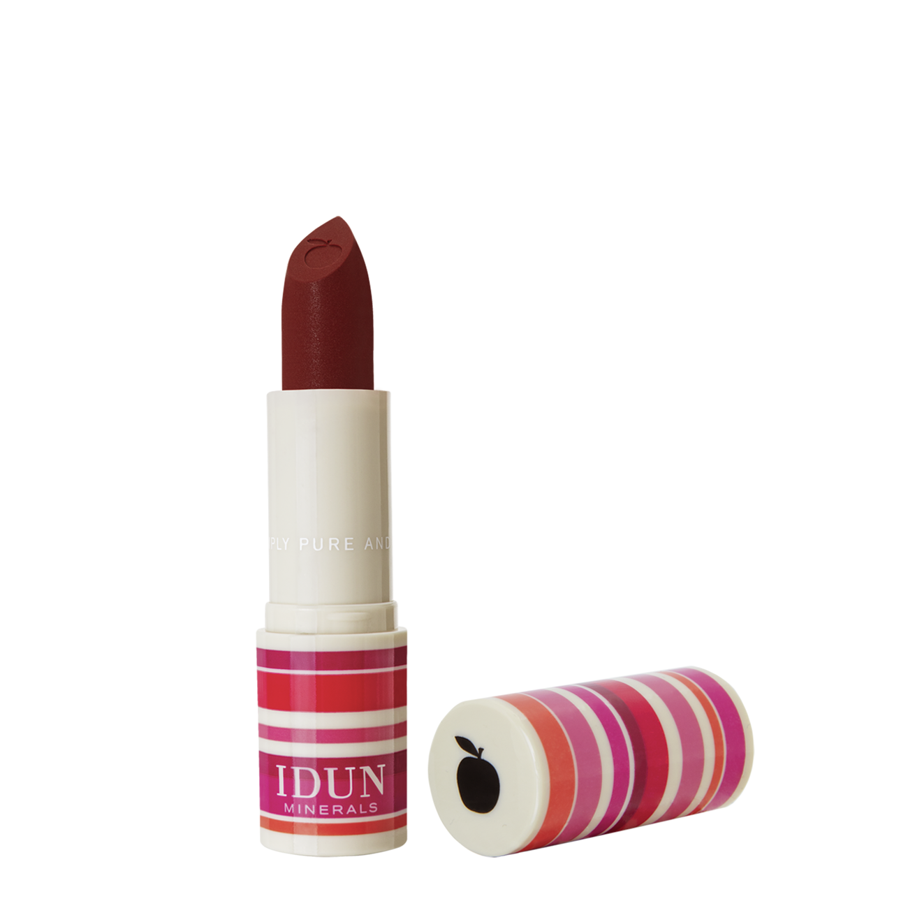 Se Idun Matte Lipstick Vinbär 105 - 4 g. hos Duft og Natur