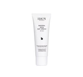 Se IDUN Minerals Rich Day Cream - Norma/ tør hud, 50ml. hos Duft og Natur