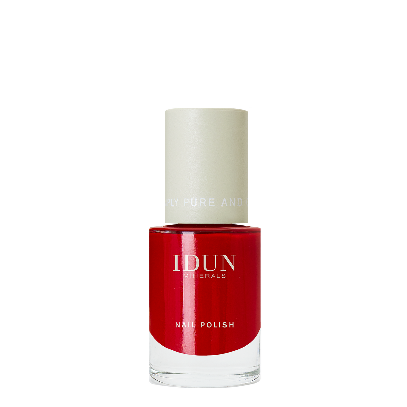 Se IDUN Minerals - Nailpolish Rubin - 11 ml hos Duft og Natur