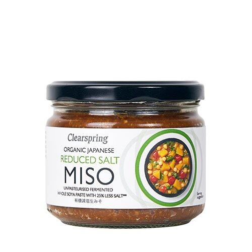 Se Clearspring Miso Brown Rice Ø reduceret salt, upasteuriseret, 270g hos Duft og Natur