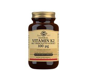 Se Solgar K2 Vitamin, 50 kaps. hos Duft og Natur