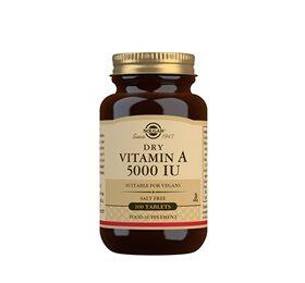 Se Solgar: Vitamin A 1502 mcg, 100tab hos Duft og Natur