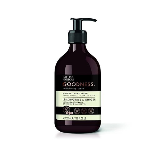 Billede af Hand Wash lemongrass & ginger Baylis & Harding Goodness - 500 ml