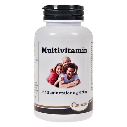 Camette Multivitamin med Mineraler - 120 tab