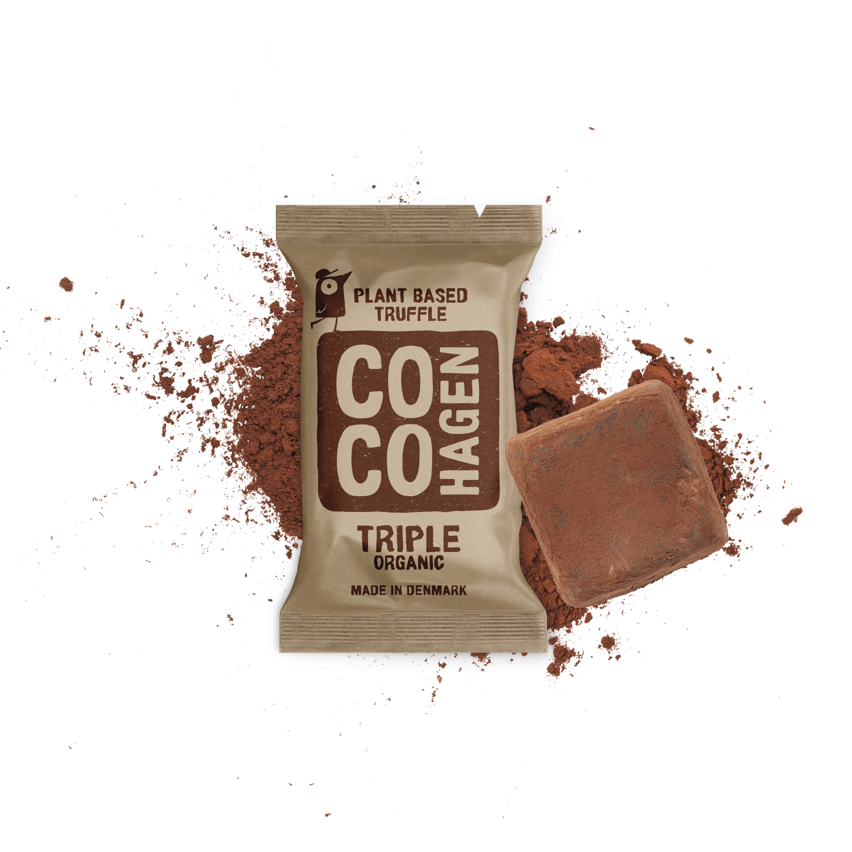 Billede af COCOHAGEN Triple 20 gram Plantebaseret Kakaotrøffel - 1 stk.