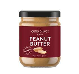 Se Peanutbutter Smooth Ø Guru Snack - 250 g. hos Duft og Natur