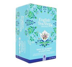 Billede af English Tea Shop White Tea , Blueberry & Elderflower 20 br.