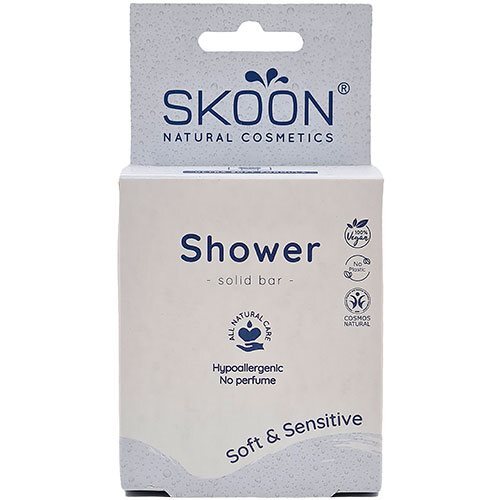 Skoon Solid Shower Bar Soft Sensitive - 90 g. billede