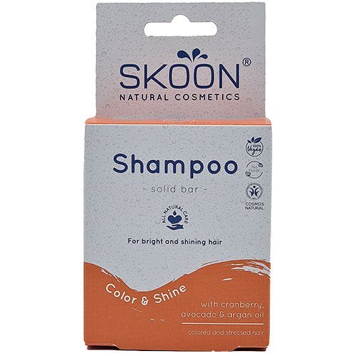 Skoon Solid shampoo Color & Shine - 90 g. billede