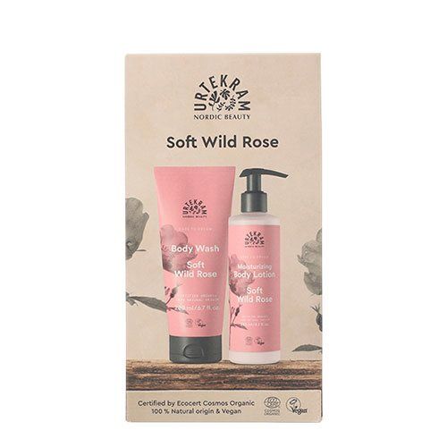 Billede af Gaveæske Soft Wild Rose Body Lotion & Body Wash hos Duft og Natur