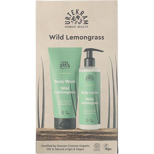 Billede af Gaveæske Wild Lemongrass Body Lotion & Body Wash hos Duft og Natur