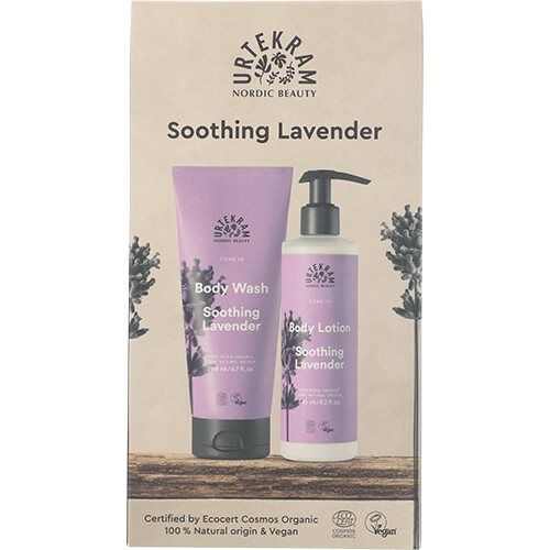Billede af Gaveæske Urtekram Soothing Lavender Body Lotion & Body Wash hos Duft og Natur