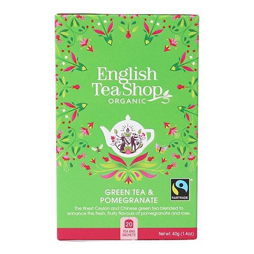 Se English Tea Shop Green Tea & Pomegranate (20 breve) hos Duft og Natur