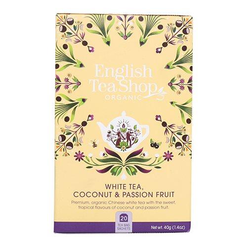 Billede af English Tea Shop White Tea, Coconut & Passion Fruit, 20 breve