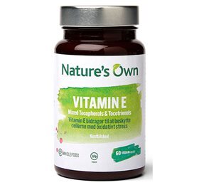 Billede af Vitamin E Mixed Tocopherols & Tocotrieno - 60 kapsler hos Duft og Natur