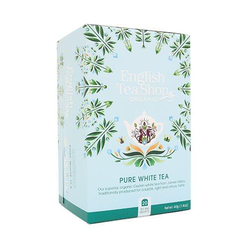 English Tea shop Pure White Tea Økologisk - 20 breve