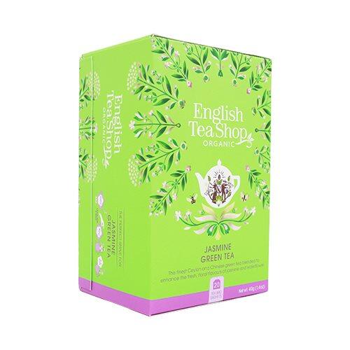 Billede af English Tea Shop Jasmine Green Tea Økologisk - 20 breve