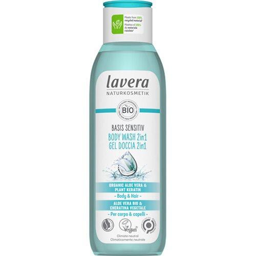Se Lavera Body Wash 2in1 basis sensitiv - 250 ml. hos Duft og Natur