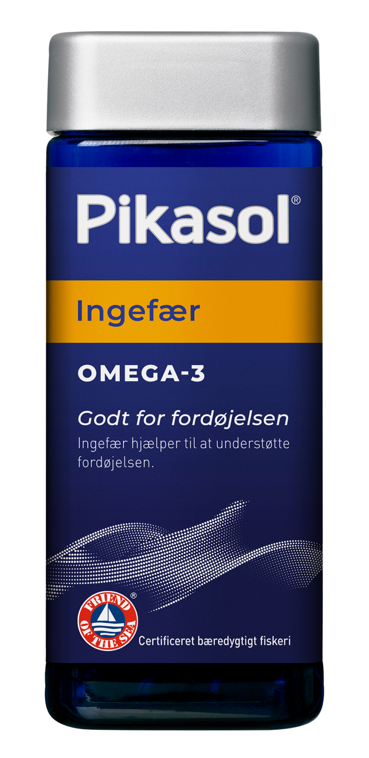 Billede af Pikasol Fisk+Ingefær - 110 kapsler