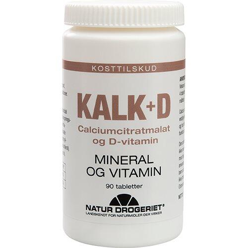 Billede af Kalk+D - 90 tabletter hos Duft og Natur