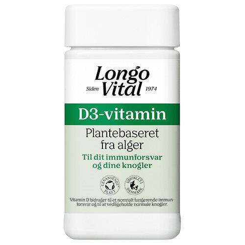 Billede af Longo Vital D-vitamin - 180 tabletter hos Duft og Natur