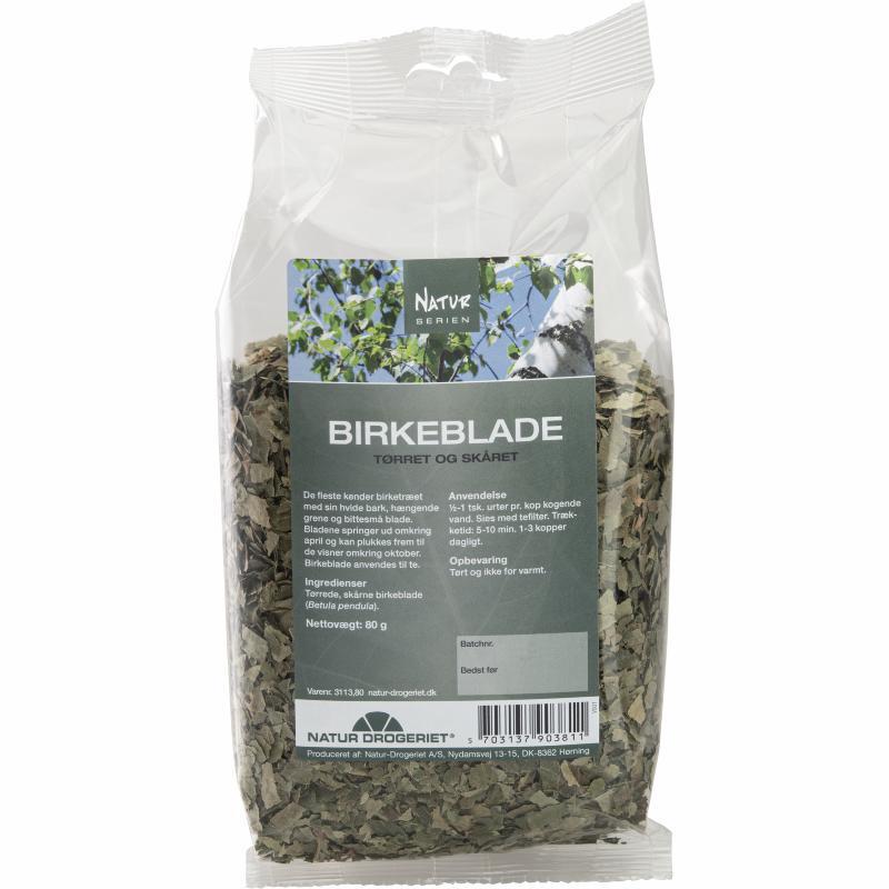 Tørrede birkeblade - 80 gr - Natur Drogeriet