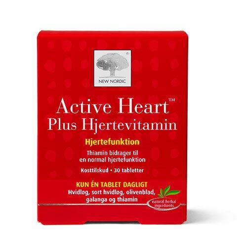 Billede af Active Heart Plus Hjertevitamin - 30 tabletter hos Duft og Natur