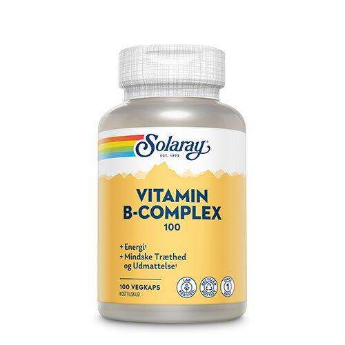 Billede af Solaray Vitamin B-Complex - 100 kapsler hos Duft og Natur