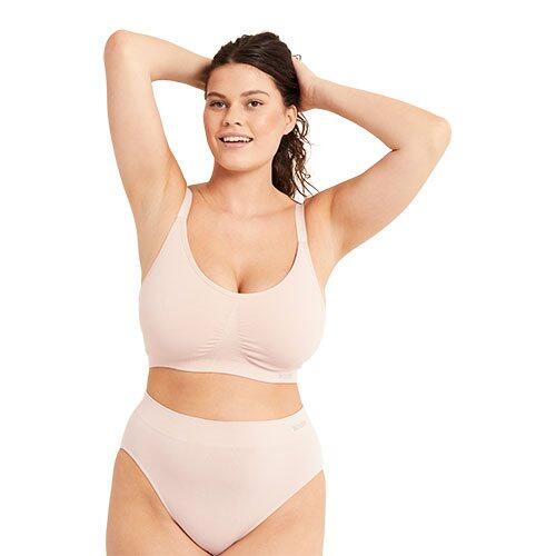 Se Boody Full Bust Wireless Bra Nude str. 2XL hos Duft og Natur